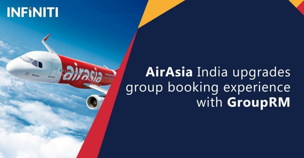 AirAsia Airplane Photo To Represent the Announcement for AirAsia Partnership With GroupRM for Airline Group Bookings