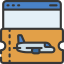 A Plane Ticket Symbol That Shows the Automatic Ticket Generation and Faster Processing With GroupRM