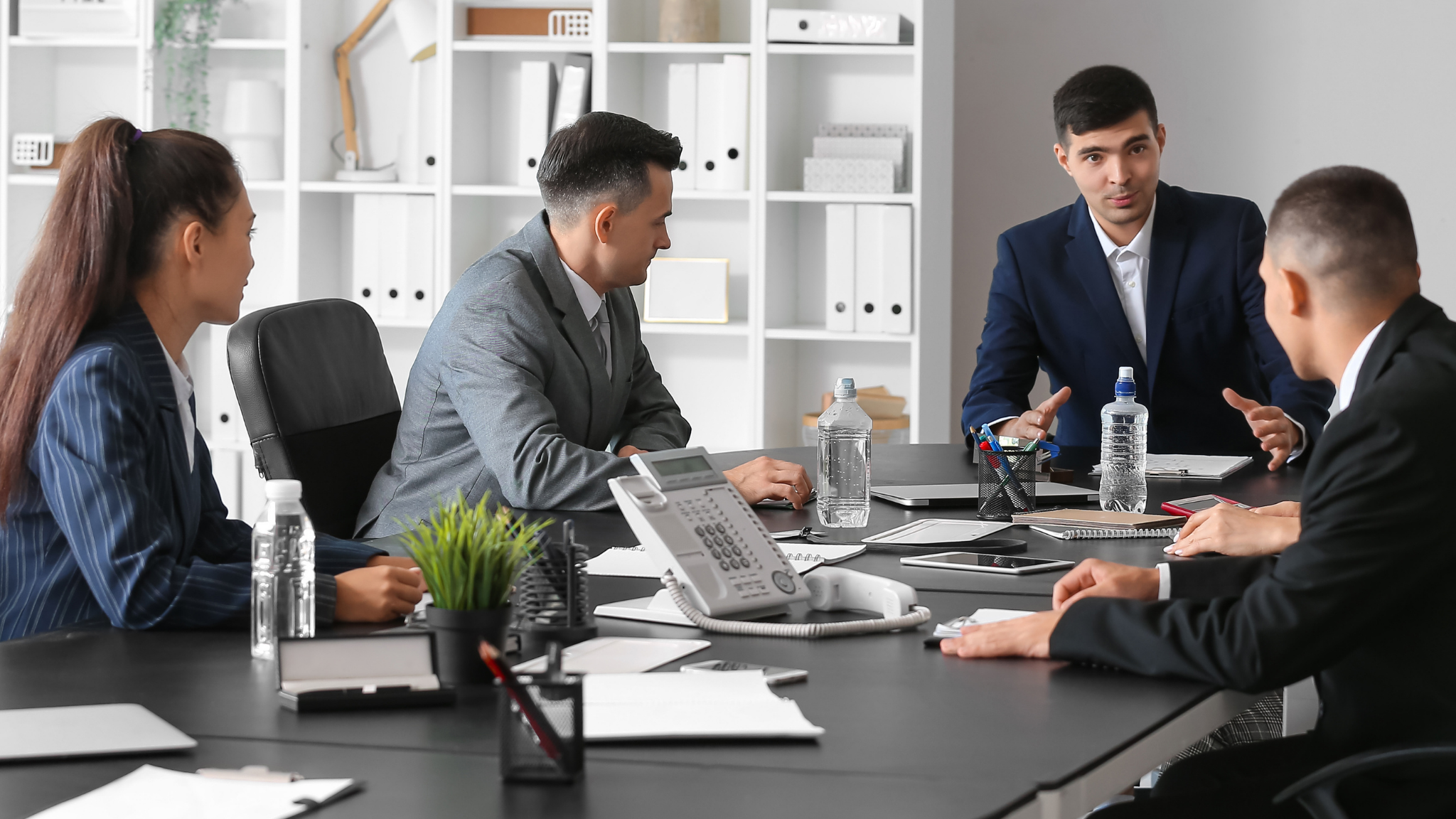 Airline team aligning on solutions to improve group booking success