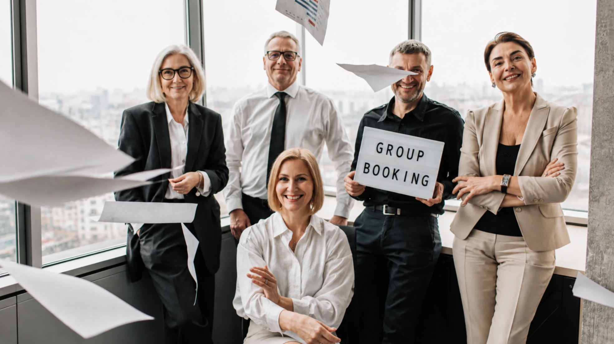 Airline team using a GROUP BOOKING workflow to modernize group sales beyond traditional GDS processes.