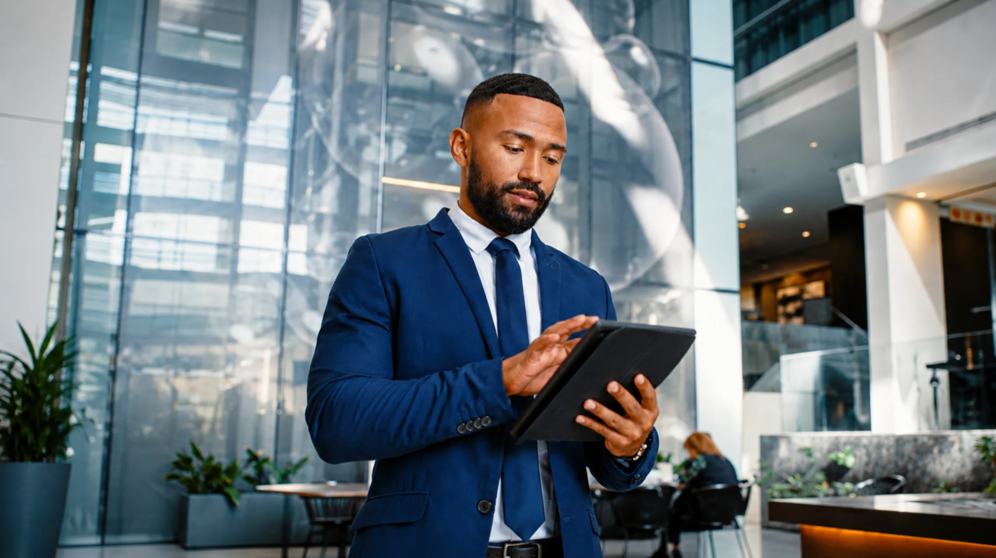 Travel professional using digital tools to manage faster airline group quotes and streamline agency group booking processes.